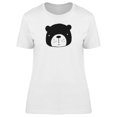 thumbnail image 1 of Cute Cartoon Black Bear Head Tee Women's -Image by Shutterstock, 1 of 2