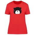 thumbnail image 1 of Cute Cartoon Black Bear Head Tee Women's -Image by Shutterstock, 1 of 2