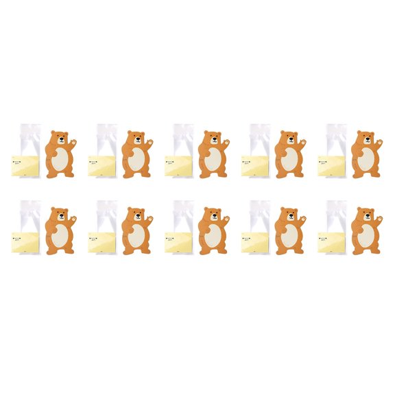 Cute Cartoon Candy Packaging Card Cartoon Animal Card Holding Candy Animal Card Suitable for Candy Decoration 10pc