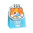 thumbnail image 1 of Cute Cartoon Cat Desk Calendar Daily Use Mini Decorative Month Table Decorations Standing Desktop Calendars June 2025-December 2026, 1 of 4