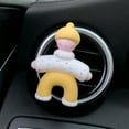thumbnail image 1 of Cute Cartoon Character Mini Vent Freshener - Aromatic Diffuser Stones for Car and Home Decoration, 1 of 9