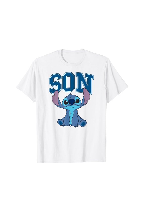 Cute Cartoon Character T-Shirt with Bold 'SON' Text for Fun Everyday Wear