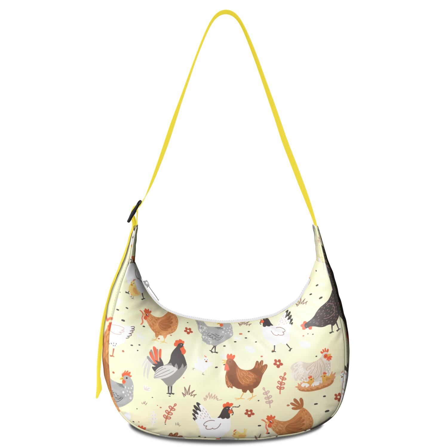 Cartoon Chameleon Pattern Print Crossbody bags