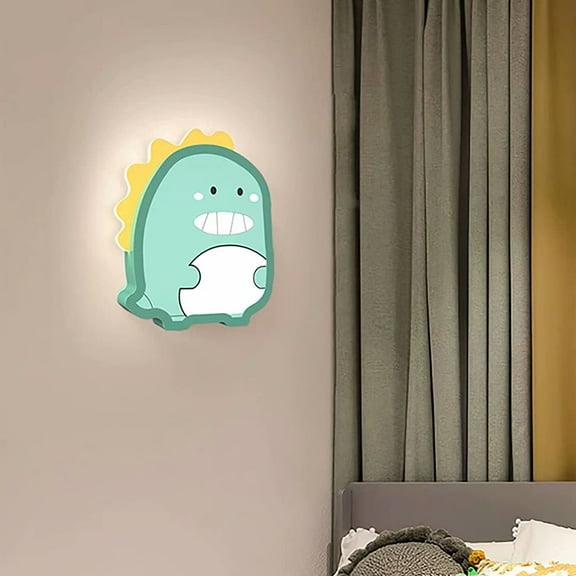 Cute Cartoon Children'S Room Wall Light Bedroom Bedside Lamp Led Creative Led Wall Sconce Wall Lighting For Boys, Girls, Children'S Rooms, Aisle, Background Wall