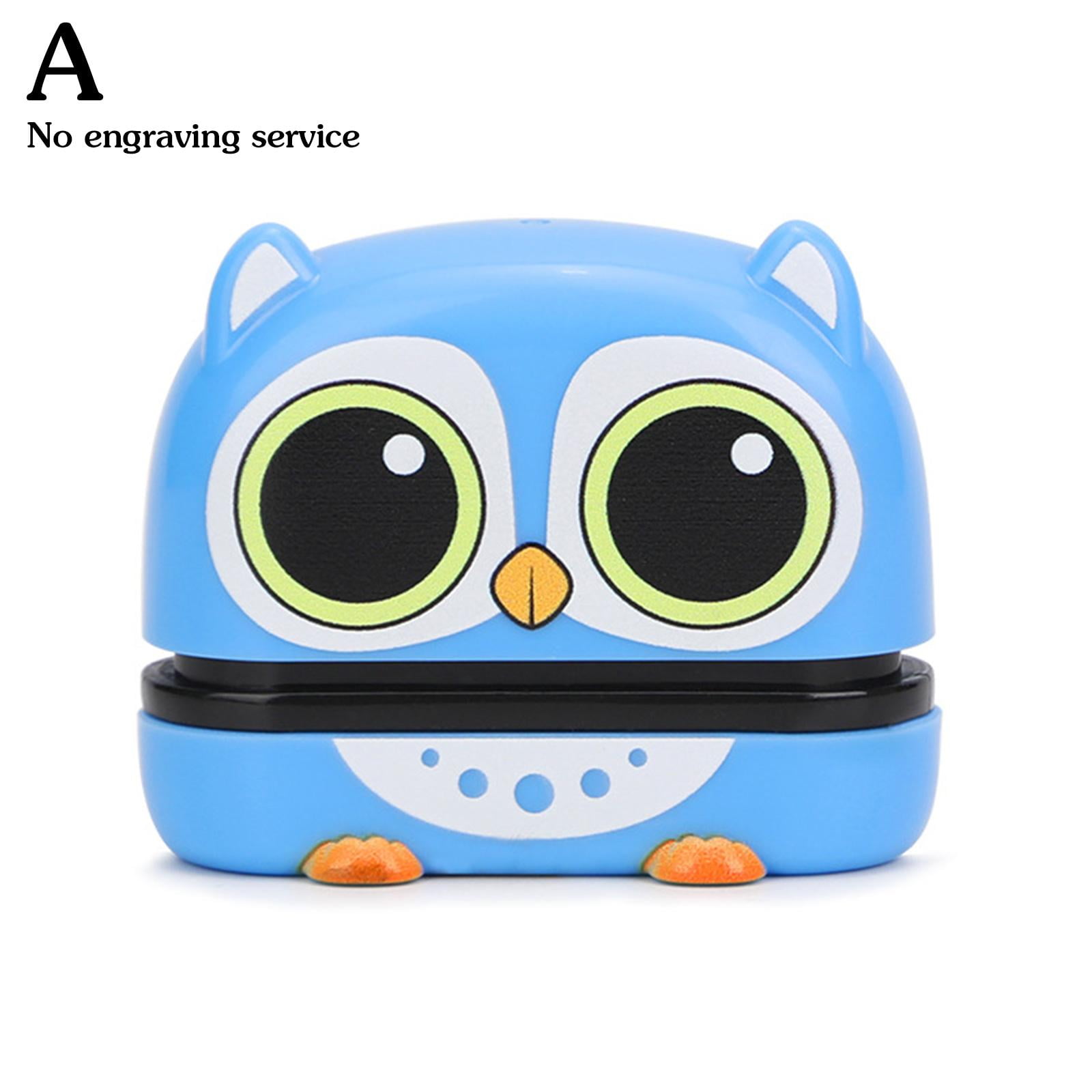 Cute Cartoon Children Seal Students Washed Non- Fading Stamps and Name Stamp  Stamptoy DIY Security Baby Name Textil Fabric W4Z0 