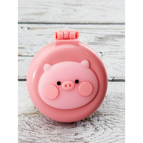 Cute Cartoon Cosplay Folding Airbag Comb Massage Comb with Makeup Mirror Portable Plastic Air Cushion Head Comb