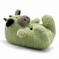 thumbnail image 1 of Cute Cartoon Cow Slippers, Fuzzy Animal Plush Slippers for Women and Men, Winter Indoor Outdoor Home Non-Slip Slippers for Adult (One Size Fits All Adults), 1 of 6