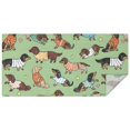 thumbnail image 1 of Cute Cartoon Dachshund Rectangle Tablecloth 60"x120",Waterproof Polyester Rectangle Table Cloth, Wipeable Spillproof Polyester Tablecloth for Dining, Camping, Indoor and Outdoor, 1 of 6
