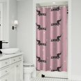 thumbnail image 1 of Cute Cartoon Dachshund Shower Curtain 36"x72" ,Bathroom Decorative Shower Curtains Set with 12 Hooks,Modern Waterproof Washable Shower Curtain, 1 of 6
