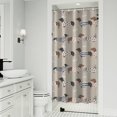 thumbnail image 1 of Cute Cartoon Dachshund Shower Curtain 36"x72" ,Bathroom Decorative Shower Curtains Set with 12 Hooks,Modern Waterproof Washable Shower Curtain, 1 of 6