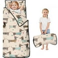 thumbnail image 1 of Cute Cartoon Dachshund Toddler Nap Mats for Kids Preschool,Sleeping Mat Bag or Kids,Toddler Sleeping Bag,Toddler Nap Mat or Daycare, 1 of 6