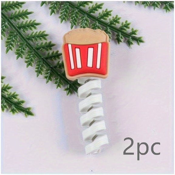 Cute Cartoon Data Cable Protectors and Winders - Fun Accessories for Cable Management