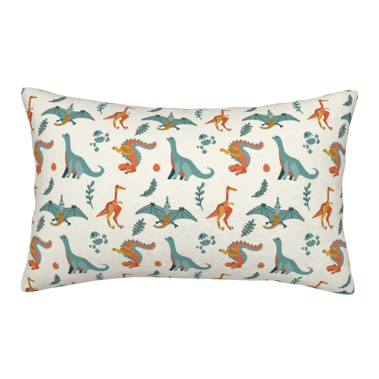 Cute Cartoon Dinosaur Throw Pillow Covers 16" x 24" , Decorative