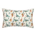 Cute Cartoon Dinosaur Throw Pillow Covers 16" x 24" , Decorative