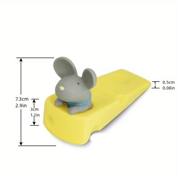 Cute Cartoon Dog Door Wedge Stopper - Punch-Free Anti-Collision Device for Home Safety