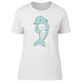 thumbnail image 1 of Cute Cartoon Dolphin T-Shirt Women -Image by Shutterstock, Female Large, 1 of 2