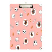 Cute Cartoon Eyes Acrylic Clipboards A4 Standard Size Clipboard 12.5" X 9" Clip Board for Office School Teacher Women Men