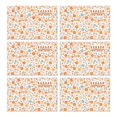 thumbnail image 1 of Cute Cartoon Flower Mam Placemats 12x18 Inches Set Of 6 Durable Placemats for Indoor Kitchen Dining Simple Fashion Table Mats, 1 of 3
