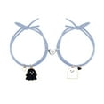 thumbnail image 1 of Cute Cartoon Ghost Romantic Couple Heart Magnetic Attracting Bracelets For Women Bracelet Jewelry Pendant Friendship Gift, 1 of 7