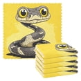 thumbnail image 1 of Cute Cartoon Gray Snake Kitchen Cloth Dish Towels for Drying Washing Absorbent Dish Rags 6 Pack, 1 of 9