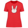 thumbnail image 1 of Cute Cartoon Hare Head T-Shirt Women -Image by Shutterstock, Female XX-Large, 1 of 2