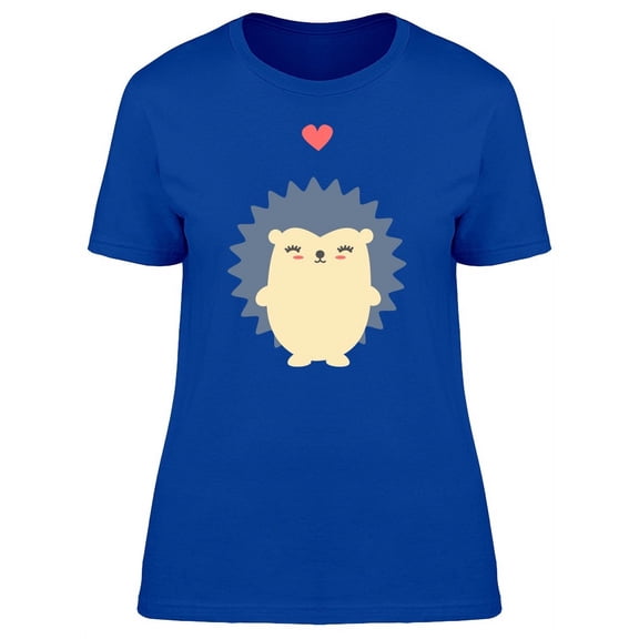 Cute Cartoon Hedgehog Tee Women's -Image by Shutterstock