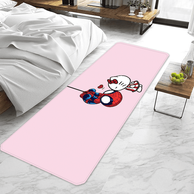 Cute Cartoon Hello KKittys Door Mat Entrance Nonslip Washable Kitchen