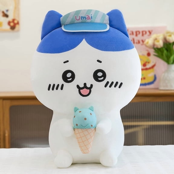 Cute Cartoon Kawaii Chiikawa Ice-Cream Hachiware Usagi Plush Doll Pillow Ornament Birthday Gift Toy