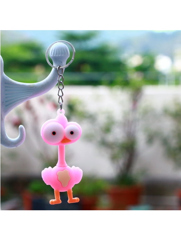 Cute Cartoon Keychain for Car, Key Holder Kawaii Backpack Accessory Keyring Charm Birthday Gifts