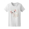 thumbnail image 1 of Cute Cartoon Kitten Cat Tee Women's -Image by Shutterstock, 1 of 2