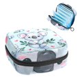 thumbnail image 1 of Cute Cartoon Koala Bear and Hearts Sanitary Napkin Storage Bag, Zipper Menstrual Cup Pouch Feminine Menstruation First Period Pads Holder for Girls Women Ladies, 1 of 6