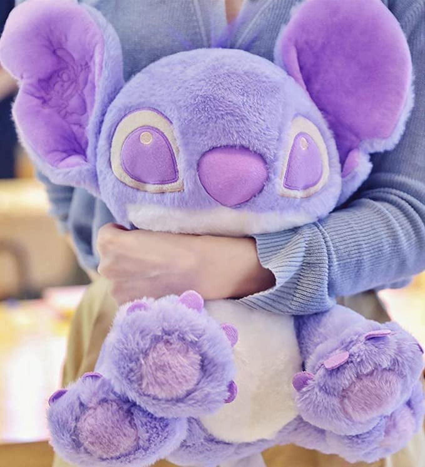 Cute Cartoon Lilo & Stitch Plush Gift For Babies. Small Stitched Stuffed  Animal 11.8 Inch Soft Doll Stuffed Doll Cartoon Stuffed Pillow (Purple) 