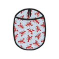 thumbnail image 1 of Cute Cartoon Lobster Pot Holders for Kitchen - Heat Resistant Oven Mitts Hot Pads with Pocket, Non Slip Silicone Pot Holders, Cute Hanging Loop Potholders for Kitchen Baking, 1 of 5