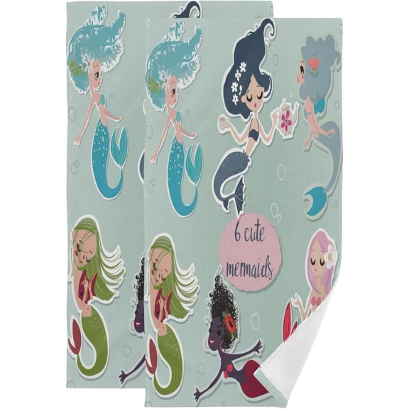 Mermaid Hand Towels