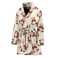 thumbnail image 1 of Cute Cartoon Nurse Pattern Women Bathrobe One Size Univeral Fits, Cartoon Film Cute Funny Fashion Lightweight Plush Fleece Long Robe For Women, 1 of 3