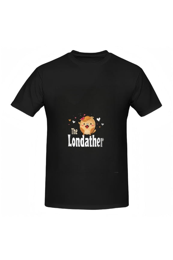 Cute Cartoon Owl T-Shirt for Women - Short Sleeve Cotton Tee with Floral Design & Playful Hearts - " The Londather " Graphic Top