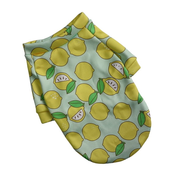 Cute Cartoon Pattern Pet Sweatshirt for Small and Medium Dogs - Soft Polyester, Warmth for All Seasons, Ideal for Cats and Teddy Dogs