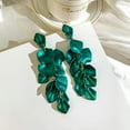 thumbnail image 1 of Cute Cartoon Pendant Earrings - Stylish Green Leaf Earrings for Unique Fashion Statement - Accessories for Every Occasion, 1 of 4