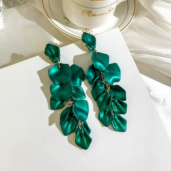 Cute Cartoon Pendant Earrings - Stylish Green Leaf Earrings for Unique Fashion Statement - Accessories for Every Occasion