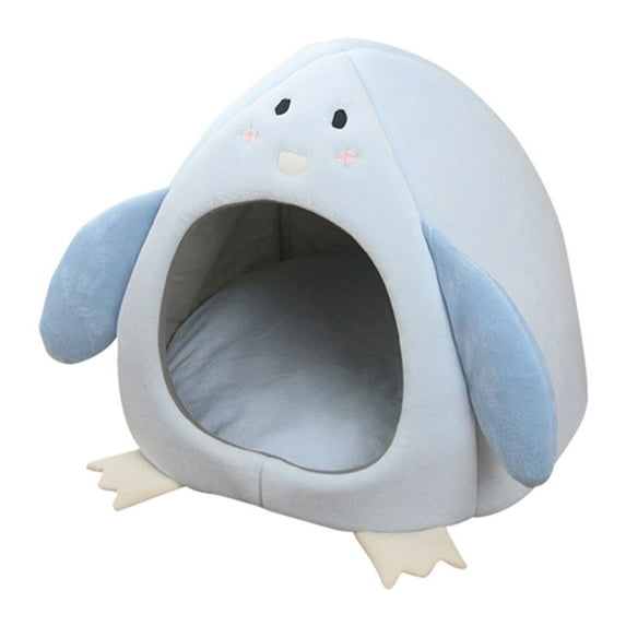 Cute Cartoon Pet Bed Cat Dog Nest Bed Kennel Warm Comfortable Pet Sleeping Goose M