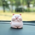 thumbnail image 1 of Cute Cartoon Pig Car Decoration Car Center Console Interior Dashboard Accessory, 1 of 6