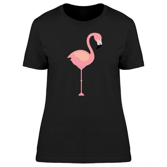 Cute Cartoon Pink Flamingo Tee Women's -Image by Shutterstock