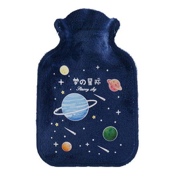 Cute Cartoon Plush Hot Water Bag, Reusable PVC Heating Pad for Cold Weather, Portable Hand Warmer for Stomach Pain Relief