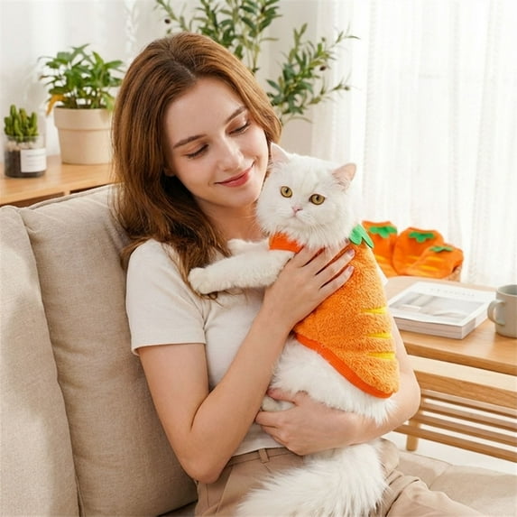 Cute Cartoon Puppy Flannel Warm Pet Vest, Cat Dog Teddy Clothes, Small Dog Cat Apparel, Pet Supplies For Puppies And Small Cats