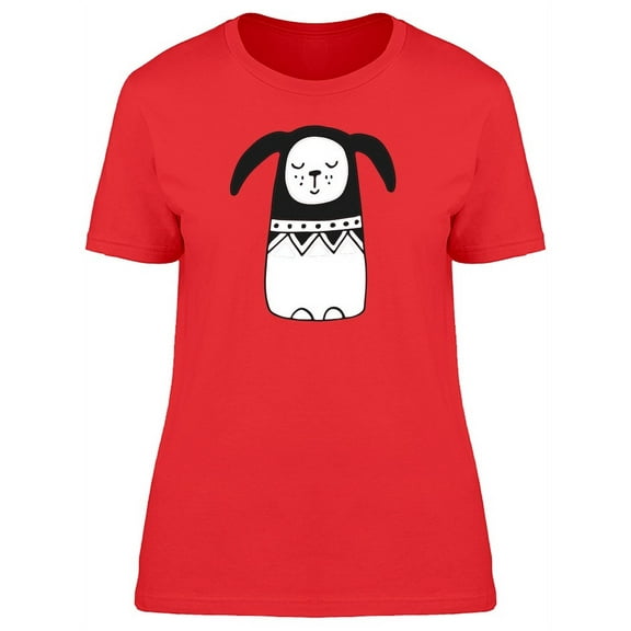 Cute Cartoon Puppy Tee Women's -Image by Shutterstock