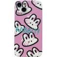 thumbnail image 1 of Cute Cartoon Rabbit Avatar Pink Soft Phone Case Compatible with iPhone Case (Pink,iPhone 15), 1 of 6