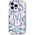 thumbnail image 1 of Cute Cartoon Rabbit Avatar Water Ripple Clear Soft Phone Case Compatible with iPhone Case (Clear,iPhone 13), 1 of 6