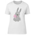thumbnail image 1 of Cute Cartoon Rabbit T-Shirt Women -Image by Shutterstock, Female Small, 1 of 2
