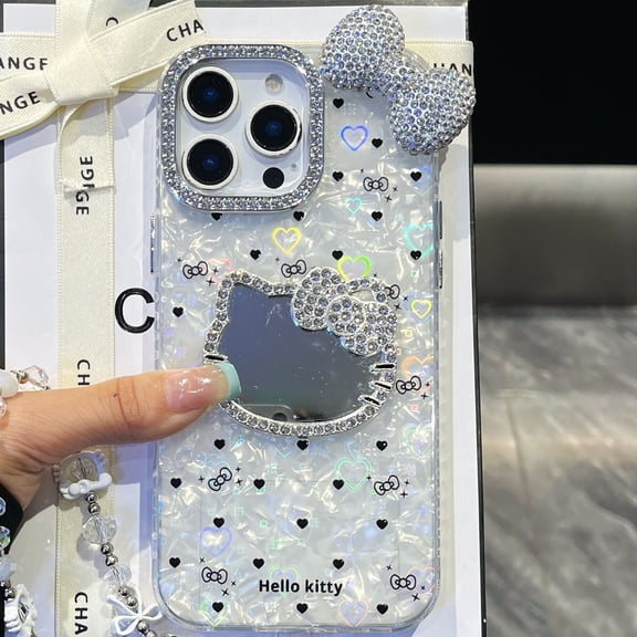 Cute Cartoon Sanrio Hello Kitty Phone Case For iPhone 16 15 14 13 12 Pro Max Hard Cover Xmas Birthday Gift