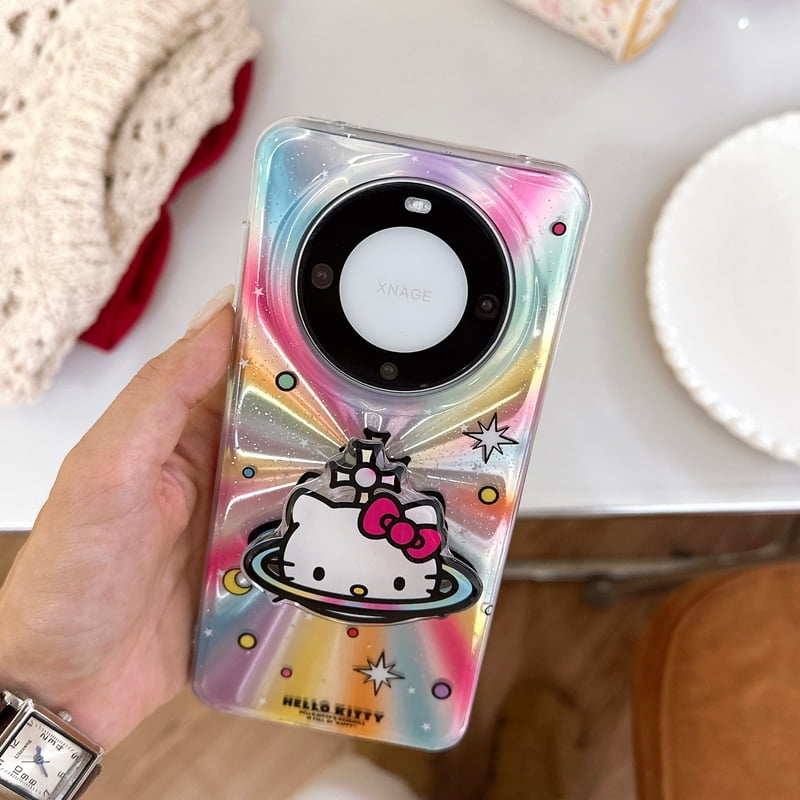Cute Cartoon Sanrio Y2K Hello Kitty Gradient Stand Holder Phone